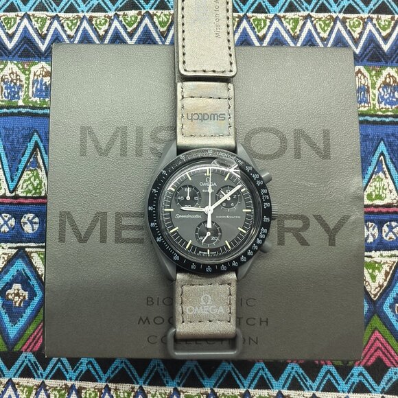 🌟POSH FRESH🌟 Omega X Swatch MoonSwatch Mission to Mercury Watch - Picture 1 of 5